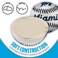 thumbnail image 3 of Toy Baseball Franklin Sports Miami Marlins MLB Team Logo, 3 of 7