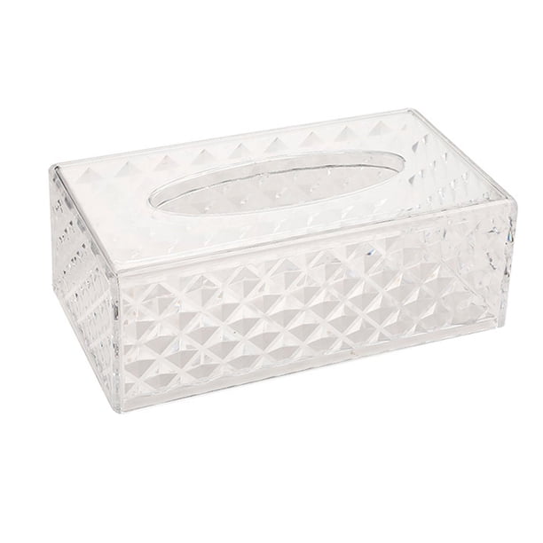 Dispensador de servilletas acrílico, organizador duradero, transparente, para el hogar, creativo 22cmx12cmx7.9cm