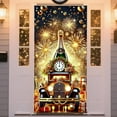 thumbnail image 4 of Uxgjfwu 2026 New Year Eve Decor Banner, Party Atmosphere Hanging Cloth Backdrop, Festive Door Curtain Wall Decoration for Holiday Celebration Home Decor, 4 of 6