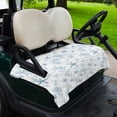thumbnail image 2 of Golf Cart Seat Covers for 2 Seater,Coastal Coral Microfiber Cart Seat Towel Blanket,Ocean Starfish Blue Conch Summer Sea Absorbent Breathable Non Slip Bench Seats Protector for Golf Course 51"x31", 2 of 9