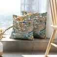 thumbnail image 6 of LALILO Throw Pillow Covers Color Oil Water Liquid Oil Color With Retro Cushion Cover 18" x 18", 2 Pack, 6 of 6