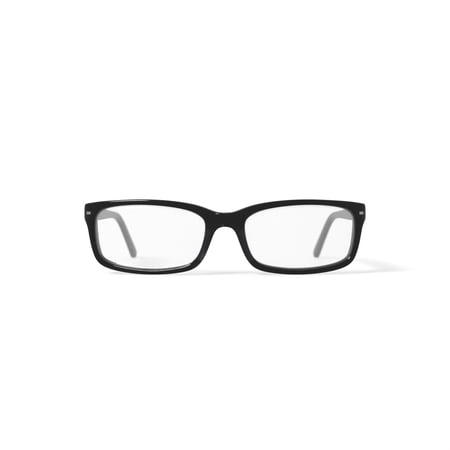 Wrangler Men's W124 Rectangular Prescription Eyeglasses with Case, Black