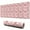 Pink Christmas Snowman, variant on Long Mouse Pads for Desk,Pink Christmas Snowman Pattern Desk Mats on Top Of Desks, Desk Mouse Pad Extra Large with 3mm Non-Slip Base and Stitched Edge for Gaming,Office,Work,Home 31.5x11.8in