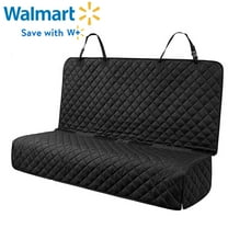 LosFong Waterproof Scratchproof Pet Bench Seat Covers for Cars, Trucks, SUVs, Nonslip Durable Back Seat Cover for Dogs, Washable Backseat Protection, Black