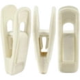 thumbnail image 4 of 20 Pcs Beige Velvet Hangers Clips, Pants Hangers Velvet Clips, Strong Finger Flocked Clips for Thin Felt Hangers, 4 of 5