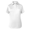 thumbnail image 1 of Playera Tipo Polo para Dama, Color Blanco, 100% Poliéster., 1 of 3