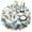 White Boho Tribal, variant on White Boho Tribal Feathers Pattern Round Tablecloth 60"x60",Wrinkle Wipeable Table Cloth for Kitchen Dining Room Picnic Patio Party