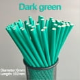 thumbnail image 2 of Apmemiss Disposable Degradable Paper Straw Beverage Party Dessert Cake Decoration(200pc), 2 of 2