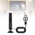 thumbnail image 2 of Antena de televisión digital, antena de TV de alta definición interior, 1080P, señales estables que reciben una fácil instalación, ventosa compacta con antena Digital amplificadora de señal, 2 of 8