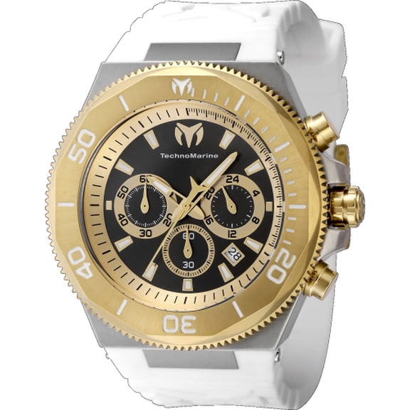 Technomarine Men's Manta Black Dial Watch - TM-224019