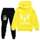 thumbnail image 1 of Ropa deportiva para niñas, superestrella de fútbol argentino, moda para niños, sudaderas con capucha, pantalones, conjunto de ropa para niños, chándal de primavera y otoño zhangmenya  LED, 1 of 2