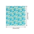 thumbnail image 2 of INSPIRE CHIC Men's Floral Pocket Squares Spring Colorful Flower Pattern Handkerchief for Men Mint Blue One Size, 2 of 4