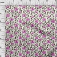 thumbnail image 3 of oneOone Cotton Poplin Light Pink Fabric Floral Sewing Fabric By The Yard Printed Diy Clothing Sewing Supplies 42 Inch Wide, 3 of 5
