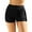 Black, variant on Charmo Womens Swim Shorts High Waisted Tummy Control Swimsuit Bottoms Ruched Board Shorts