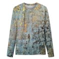 thumbnail image 4 of EQWLJWE Hauts d'Entraînement à Manches Longues pour Femmes Pull à Col Rond Imprimé Décontracté Vêtements d'Automne pour Femmes, 4 of 5
