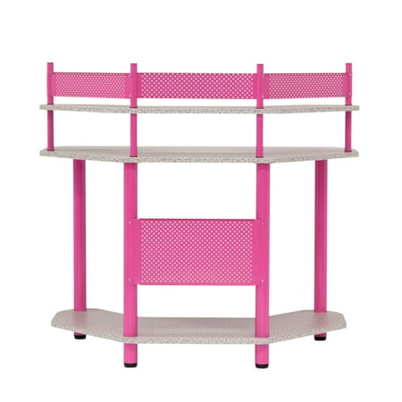 Calico Designs - Corner Computer Desk - Pink