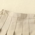 thumbnail image 5 of NIEWTR Girl Skirts Pleated Skirt Tennis Golf Skorts with Lining Shorts Athletic Pleated Skirtsfor Girl 3-14 Years(A01-Khaki,2-4 Years), 5 of 8