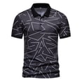 thumbnail image 1 of toraway Chemise Homme Veste Coton Mode Printemps Été Décontractée Manches Courtes Col Rabattu T-Shirts Imprimés Haut Blouse m, 1 of 3