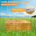 thumbnail image 7 of 10 Frame Langstroth Beehive Kit - Beeswax Coated 3-Layer Bee Hive (2 Deep Brood + 1 Medium Super) Professional Wood Box, Frames NOT Included, 7 of 7