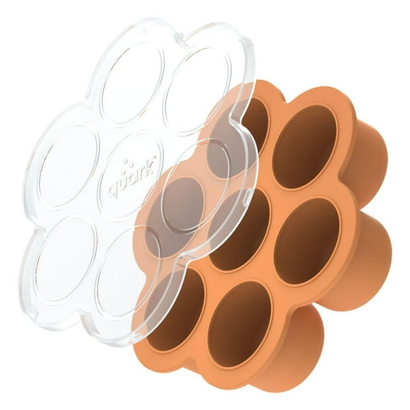 Plaque de congélation en silicone pour aliments pour bébés Quark Chiill avec couvercle 7 portions de 40ml