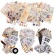 thumbnail image 1 of 3 Sets of Vintage Stickers Scrapbook Decorative Stickers Aesthetic Scrapbooking Stickers Decals, 1 of 3