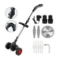 thumbnail image 2 of Foldable Cordless Electric Lawn Mower Adjustable Handheld Garden Cutting Power Tool For 12V Battery Lawn Trimmer ,Easy to Use, 2 of 6