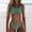 Green, variant on Sakmal Bikinis Swimsuits for Women 2025 Beige Cutout Two Piece Sets Sexy Swimwear Triangle Padded Push Up Swimsuit Sets