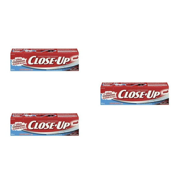 CLOSE-UP Red Gel Toothpaste, 100 Milliliter (Pack of 3)