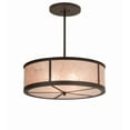 thumbnail image 2 of Meyda Tiffany 146419 Smythe Craftsman 4 Light 28" Wide Pendant - Bronze, 2 of 7