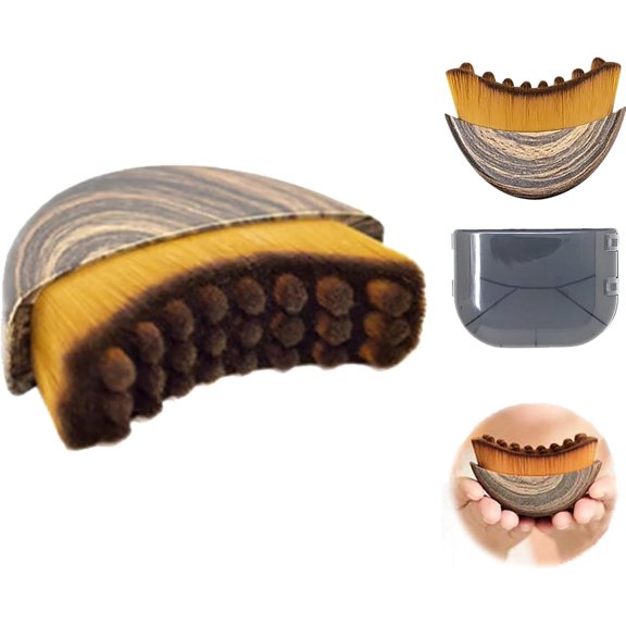 Lymphatic Contour Face Brush,Chin & Jawline Sculpting, Hypoallergenic ergonomic facial cleansing brush that conforms perfectly to the skin