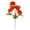 B001- Red, variant on Fall Porch Decorations Outdoor, Yellow Fake Mum Fall Floral Arrangement, Outdoor Fall Decor Silk Plants for Home Decor Indoor, Fake Flower Bouquet Hobby, 17X10 Inch Artificial