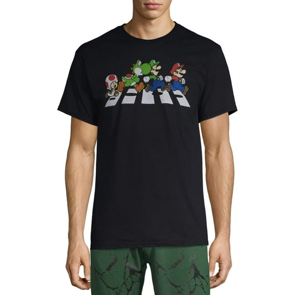 Nintendo Mario Kart Men's Mario & Luigi Graphic Tee