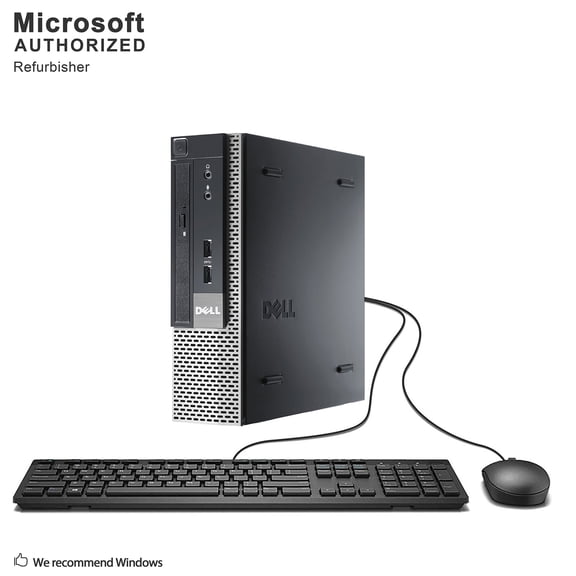 Restored Dell OptiPlex 9020 USFF PC Intel Quad Core I7 4770S 3.1Ghz Windows 10 Pro (Refurbished)