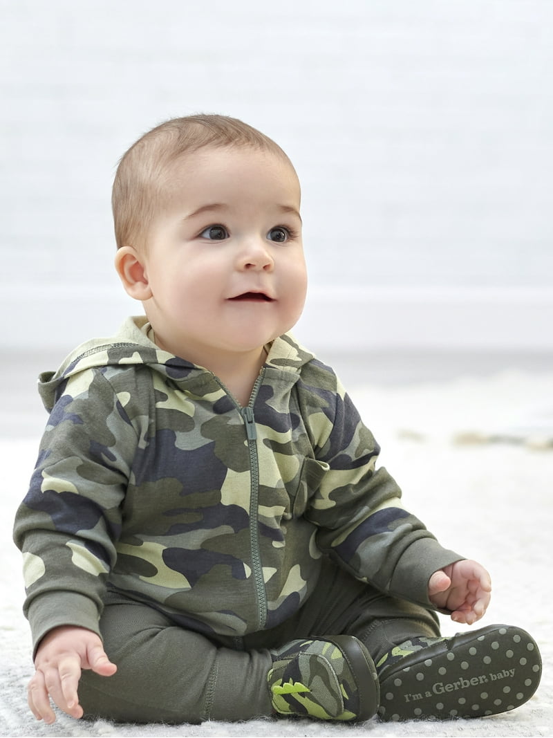 Gerber Baby Boy Jacket, Bodysuit, Pant Set, 3-Piece (Newborn-3