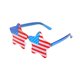 thumbnail image 2 of Gafas de sol sin montura con forma de estrella: gafas patrióticas con la bandera de EE. UU. para el Día de la Independencia, desfiles del Día de los Caídos, accesorios para fotomatón y recuerdos, 2 of 6