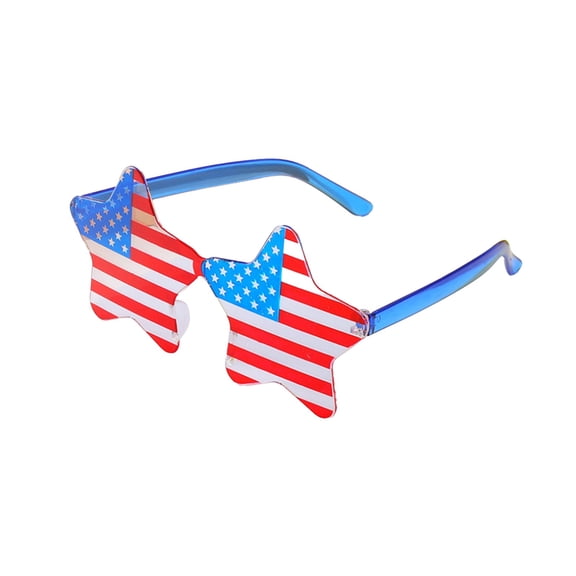 Virelaxpo Novelty Star Shape Sunglasses, Frameless Sunglasses for Party and Photo Prop, Fun Fashion Accessory