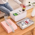thumbnail image 3 of Shisuyan Emergency Medicine Case Plastic High-capacity Multi-functional Medicine Box Storage Box (Random Color, Size M), 3 of 9