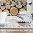 thumbnail image 2 of Rugking Hallway Rug 2X6 Area Rug Moroccan Grey Modern Geometric Mat Contemporary Soft Rug Indoor Door Mat Non Slip Carpet Kitchen Bedroom Dining Room, 2 of 6