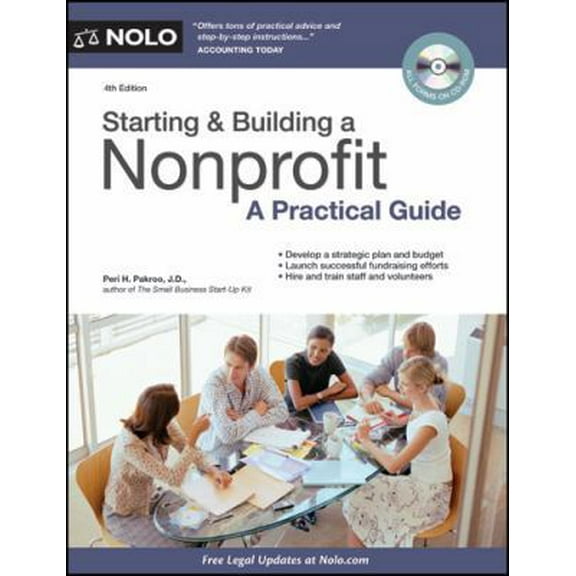 Pre-Owned Starting & Building a Nonprofit: A Practical Guide [With CDROM] (Paperback) 1413313299 9781413313291