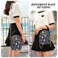 thumbnail image 6 of FORMRS Crossbody Bag for Women Quilted Travel Shoulder Cell Phone Purse with Chain Strap Handbag, Jolly Snowman, 6 of 7