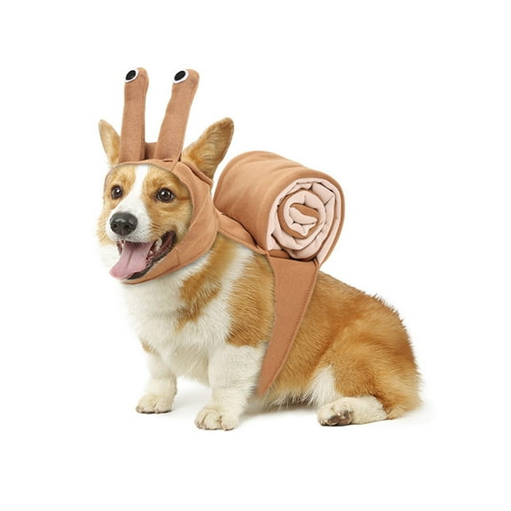 Halloween Dogs Jumpsuit Winter Clothing Snail Shape Dogs Keep Warm Costume