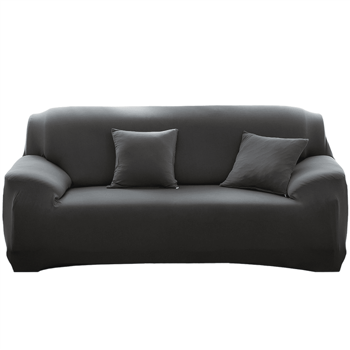 Sofa Cover for Corner Sofa L-Shaped Sectional Sofa Elastic Gray Pet Friendly Slipcover for Armrest,4 Seater