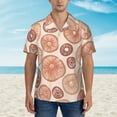 thumbnail image 4 of Bixox Men's Hawaiian Shirts Men's Mushrooms2 Print Short-Sleeve Shirt-Medium, 4 of 8