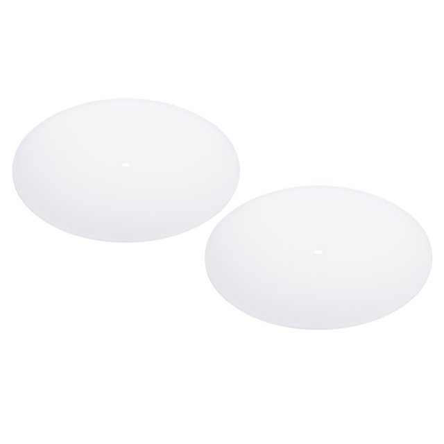 Unique Bargains Diffuseur d'Abat-jour, 2 Pcs Diamètre 16 Pieds avec Trou Central 3/8 Pieds Diffuseur Rond
