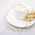 thumbnail image 4 of Novia boda diadema perla pelo vid accesorios para el cabello nupcial para mujeres Ormromra  CPB-DE-LYY946-1, 4 of 5