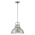 thumbnail image 4 of Minka Lavery 12" Pendant Light in Polished Nickel, 4 of 5