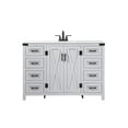 thumbnail image 3 of Elegant Decor Grant 48" Aluminum MDF Single Bathroom Vanity in Gray, 3 of 8