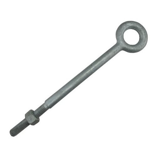 5/8"11 X 10" Hot Dipped Galvanized Eye Bolt with Hex Nut