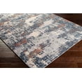 thumbnail image 3 of Mark&Day Area Rugs, 2x3 Liessel Modern Denim Marble Area Rug, Blue Cream Orange Carpet for Living Room, Bedroom or Kitchen (2' x 3'), 3 of 6