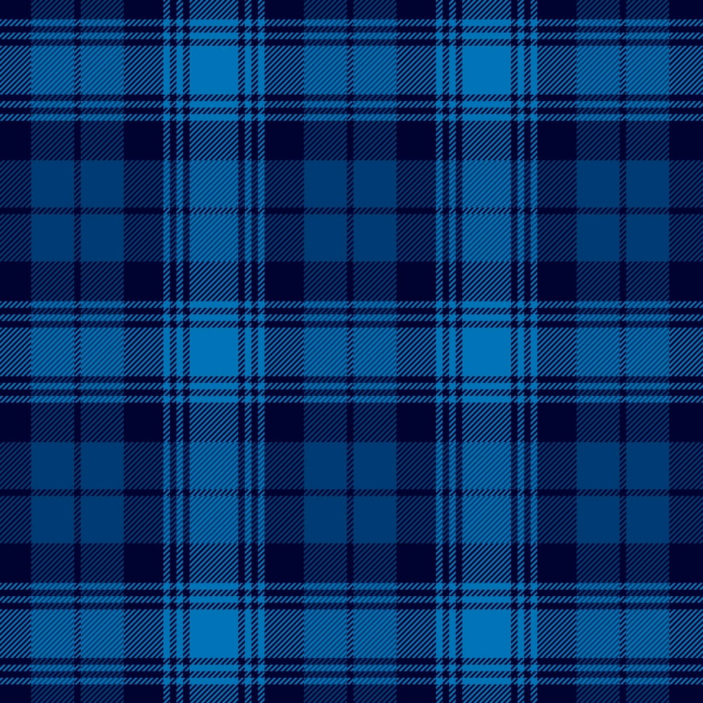 David Textiles Navy Plaid AntiPill Fleece 60" Fabric